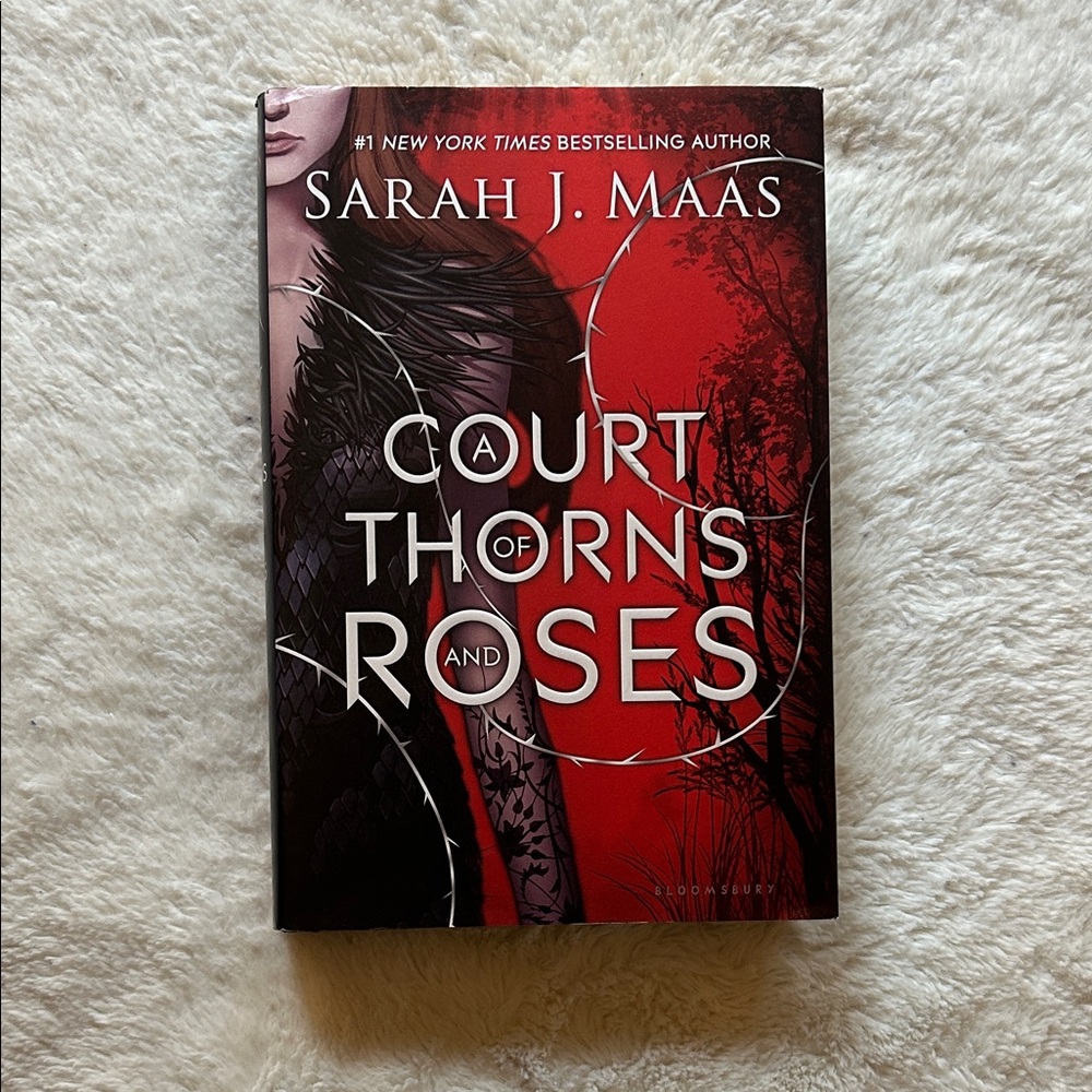 A Court of Thorns and Roses by Sarah J Mass Hardcover Book